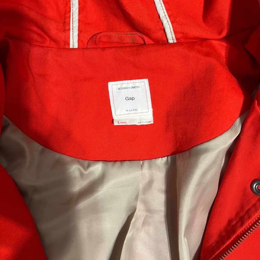 Gap Designed & Crafted Orange/Red Utility Parka J… - image 6